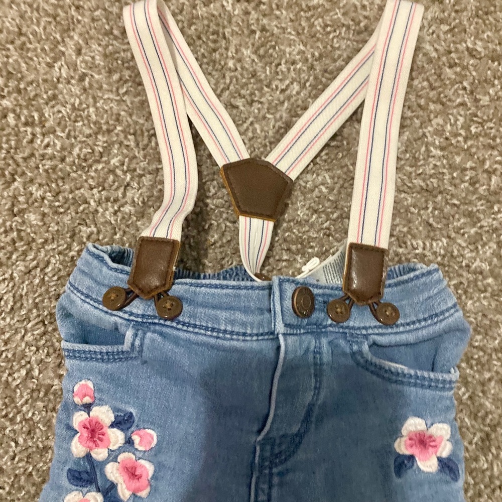 Baby Girl Pants with Adorable Suspenders! - Picture 4 of 4
